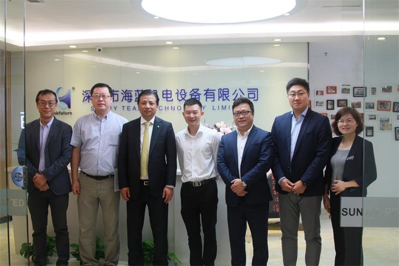 熱烈歡迎三菱電機(jī)自動(dòng)化蒞臨海藍(lán)機(jī)電參觀(guān)指導(dǎo)工作！