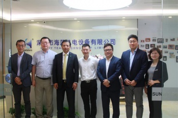 熱烈歡迎三菱電機(jī)自動(dòng)化蒞臨海藍(lán)機(jī)電參觀指導(dǎo)工作！